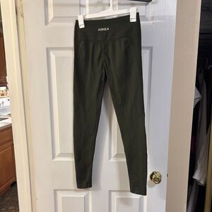 Aurola dark green workout leggings